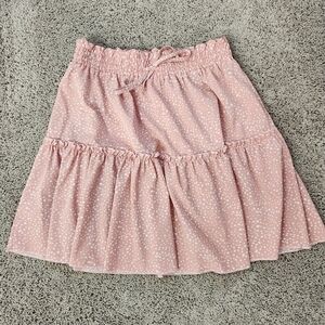 Pink Polka Dot Skirt